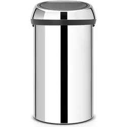 Touch Bin Mülleimer 60 l polierter Stahl