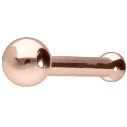 14/18 Karat Gold Nasenstecker Pin 1,5 mm KUGEL
