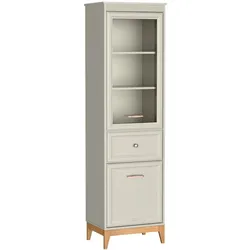 VITRINE Charlott mit 1 Schublade und 2 Türen