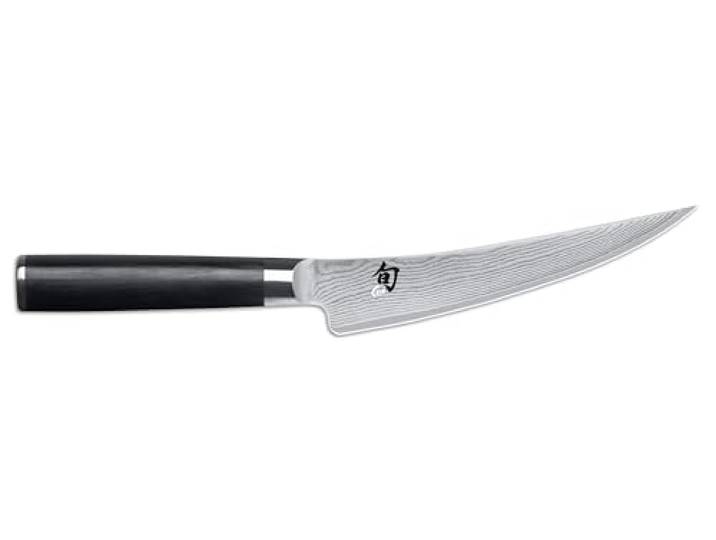KAI Shun Classic Gokujo Ausbeinmesser 16,5 cm Klingenlänge - Damastmesser 32 Lagen VG MAX Kern - 61 (±1) HRC - Pakkaholzgriff - Made in Japan - japanisches Fleischmesser geschmiedet