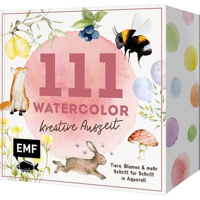 111 Watercolor – Kreative Auszeit, Taschenbuch von , Edition Michael Fischer / EMF Verlag, 978-3-7459-3550-9