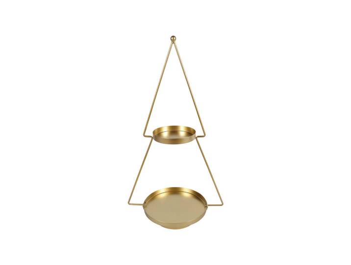 Dekoweihnachtsbaum, Goldfarben, Metall, rund, 62x118x40 cm, Dekoration, Weihnachtsdekoration, Winterdeko