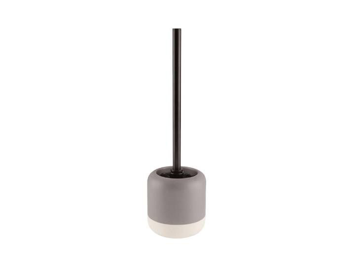 WC-Garnitur KLEINE WOLKE Lunella , grau (silbergrau), B:10cm H:38,6cm L:10cm Ø:10cm, Reinigungsbürsten, WC-Garnitur