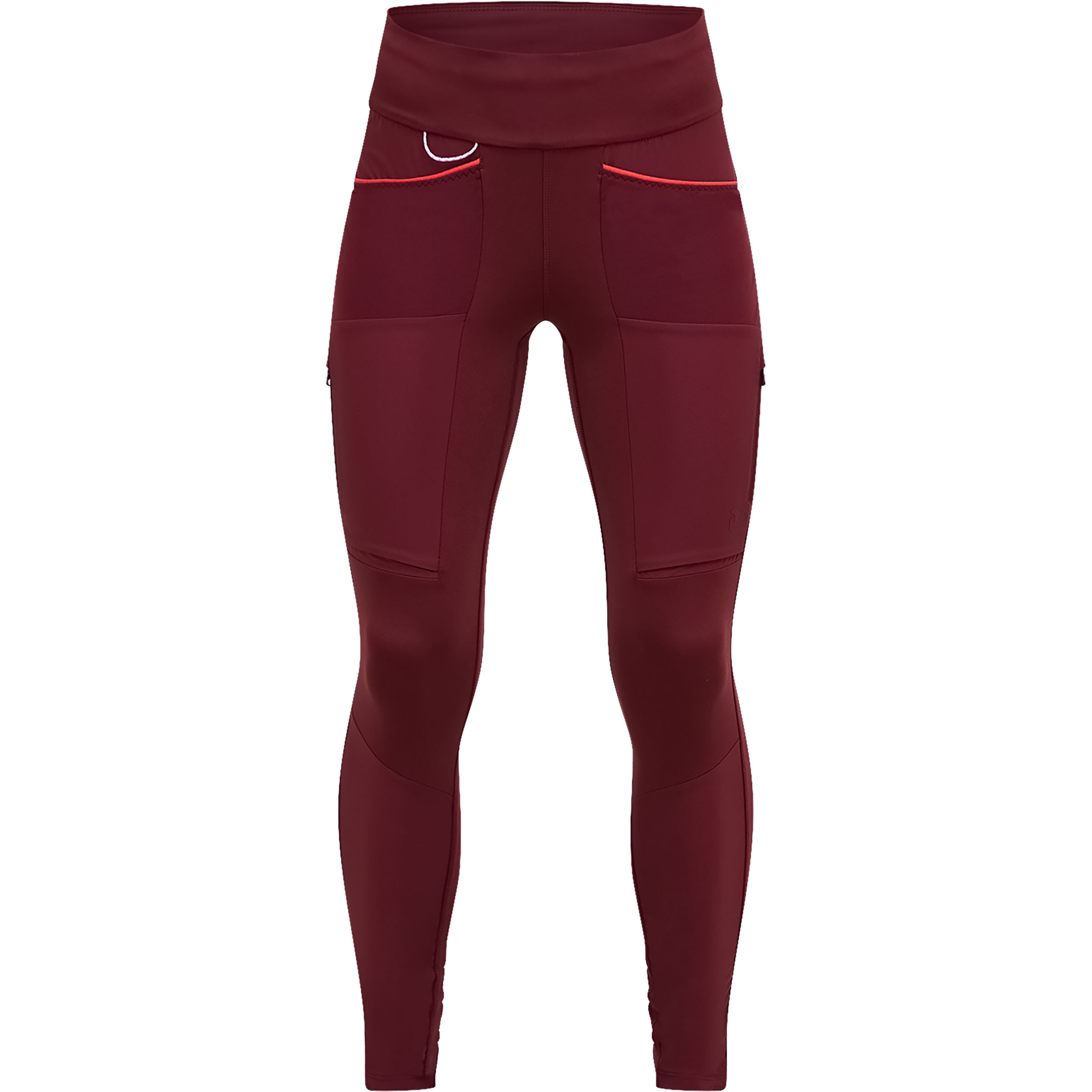 Peak Performance Ascent Track Tights Damen Tights & Leggings rot Größe L Lifestyle Schnell trocknend Wasserabweisend