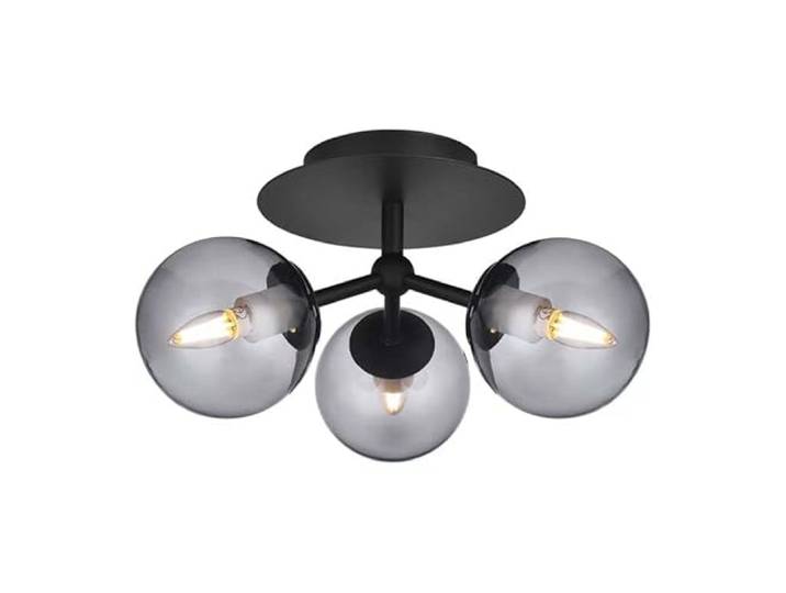 Froschkönig24 Atom Trio plafondlamp 3xG9 Smoke