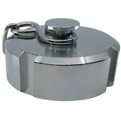 BRW, Rohrverbindungstechnik, Milchrohrverschraubung Kappe mit Kette nach DIN 11851