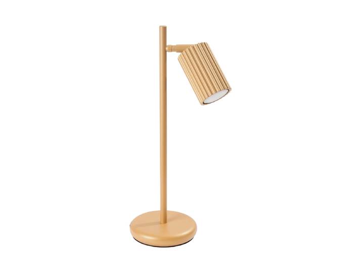 Design Tischlampe „Karbon“ Gold Sollux Lighting
