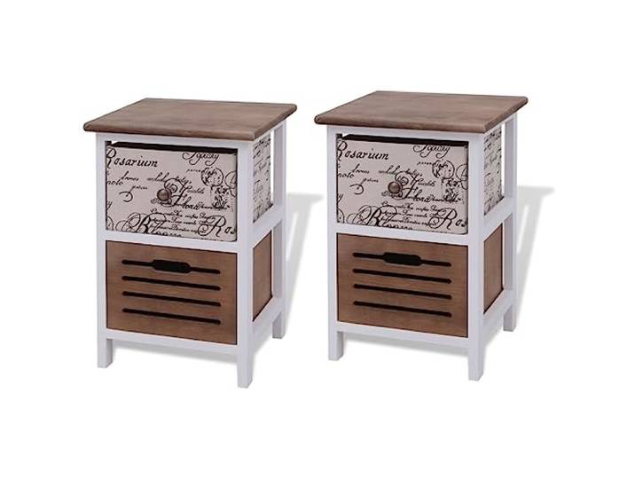 vidaXL nachtkastjes 2 st hout