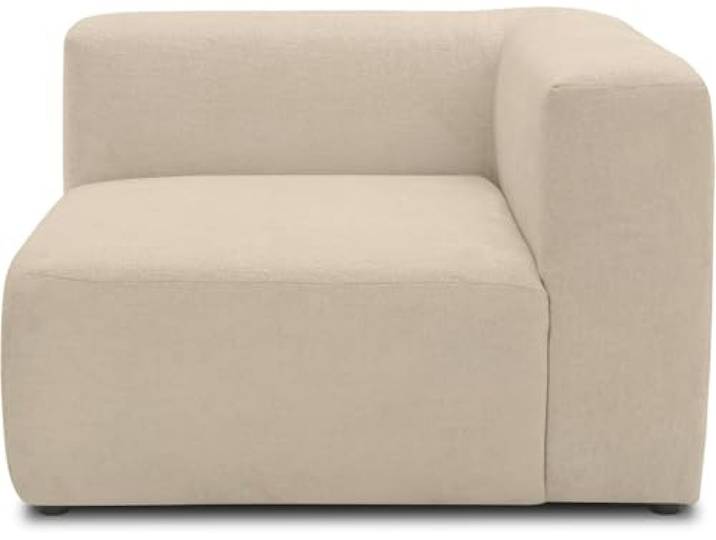 DOMO. collection Ecksessel Adrian, Modul-Sofa, Polsterecke Element, Modul-Couch, Einzelelement, kombinierbar, Sitzecke, 108 x 108 x 69 cm (BxTxH), beige