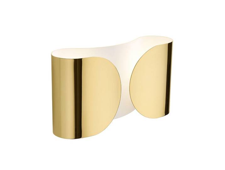 FLOS lampe murale applique FOGLIO (Or 22K - Acier)