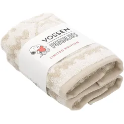 Vossen Frottierserie Charlie Brown tibet Gästetuch 30x50 cm, 2 Stück