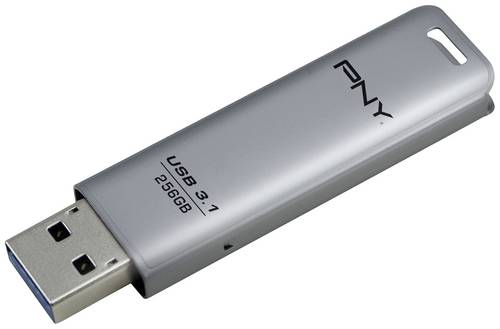 PNY Elite Steel USB-Stick 256GB Silber FD256ESTEEL31G-EF USB-A (USB 3.1 Gen 1)
