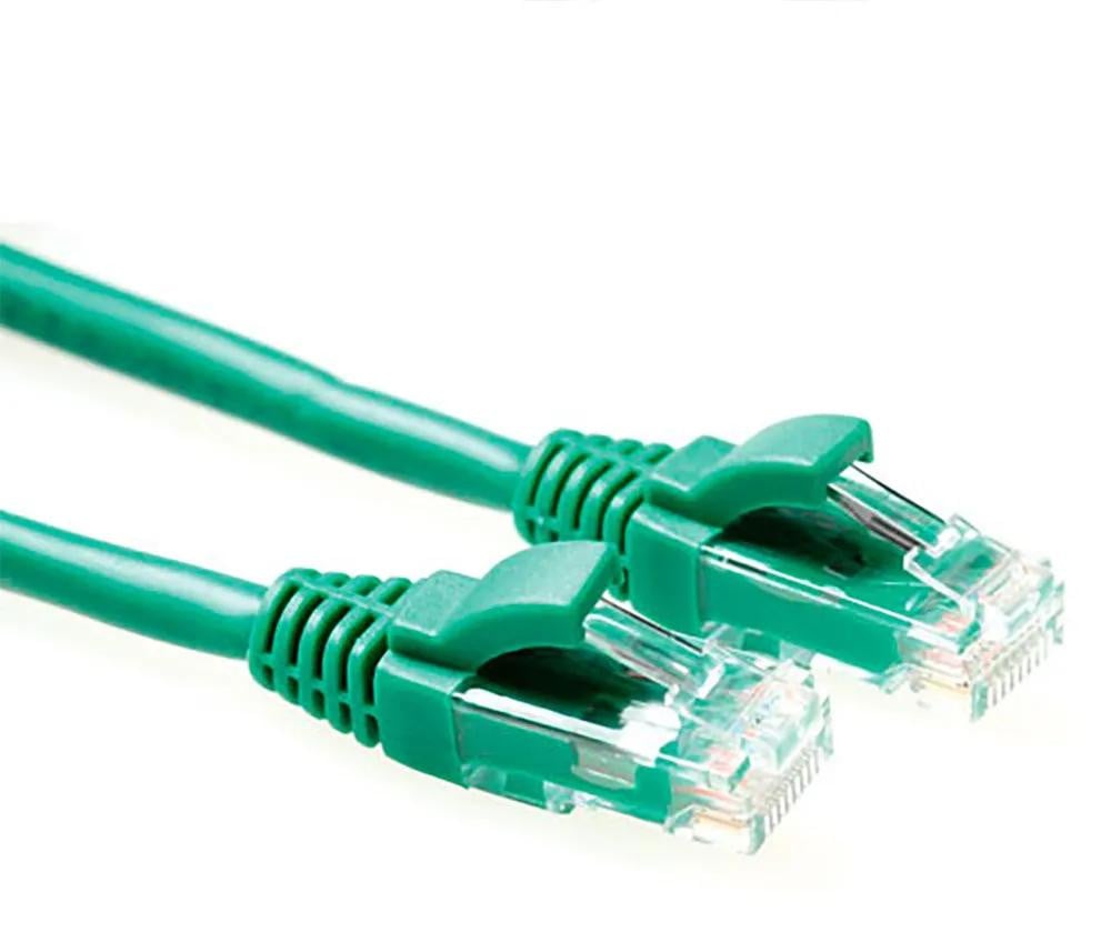 ACT CAT6 UTP Netwerkkabel, 1 meter, Groen