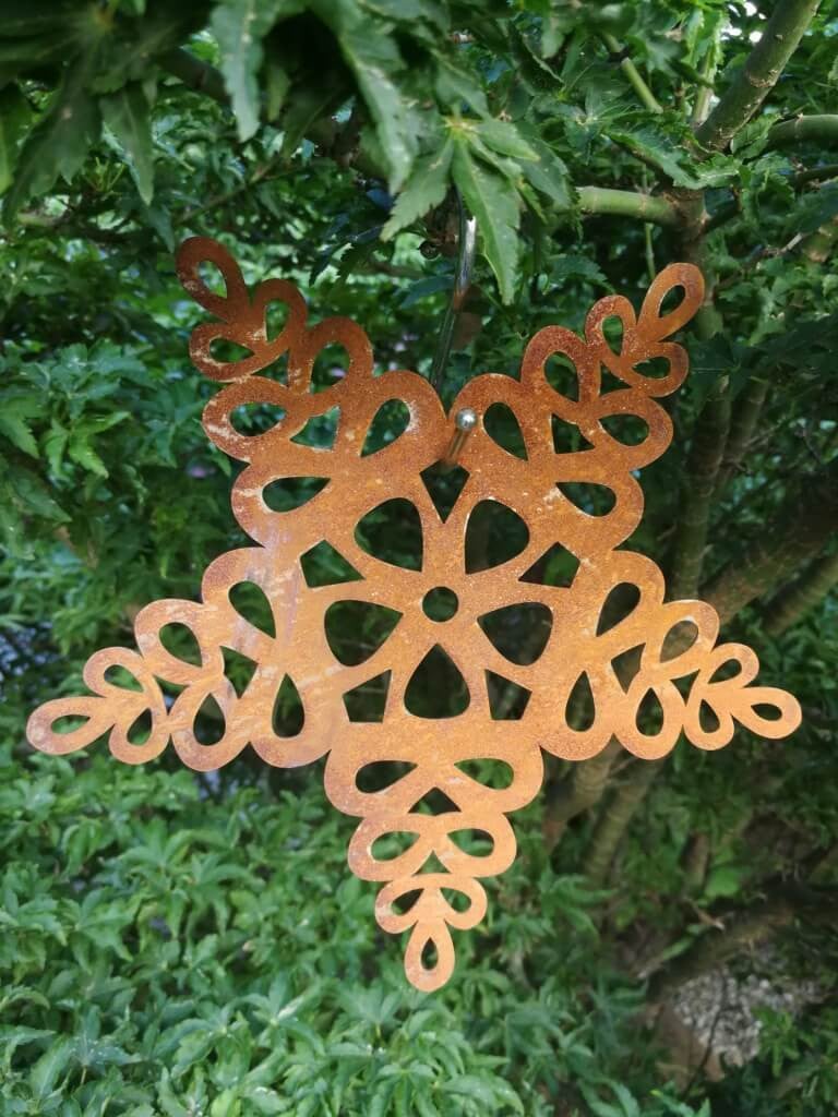 Dekoramia Edelrost ster Xaver met lus, 15 cm