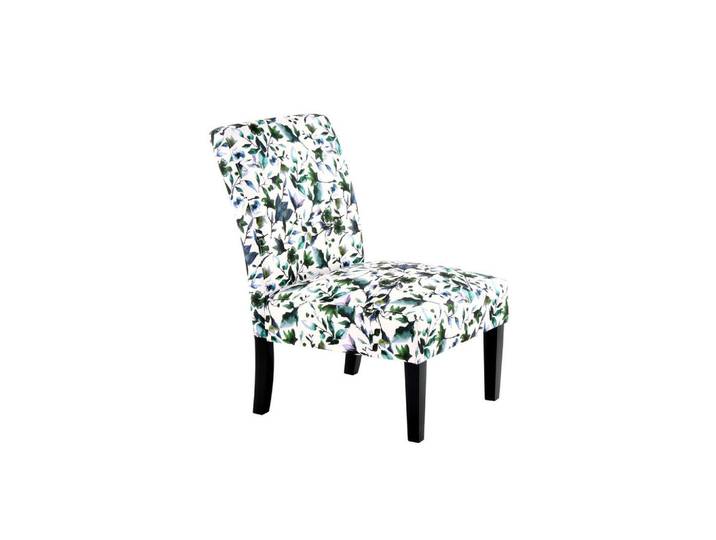 Stuhl, Blau, Creme, Grün, Lila, 55x92x77 cm, Textil, Modern, Kayoom