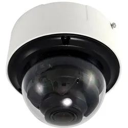 LevelOne IPCam FCS-3406 Z 3x Dome Out 2MP H.265 IR PoE (1920 x 1080 Pixels), Netzwerkkamera, Weiss