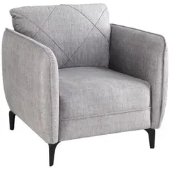 Sessel Novara Stoff Grau