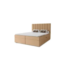Boxbett mit Stauraum  Nelia ¦ beige ¦ Maße (cm): B: 142 H: 124
