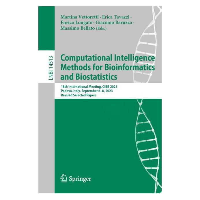 Springer Computational Intelligence Methods for Bioinformatics and Biostatistics (Englisch, Enrico Longato, Erica Tavazzi, Martina Vettoretti) (56460928)