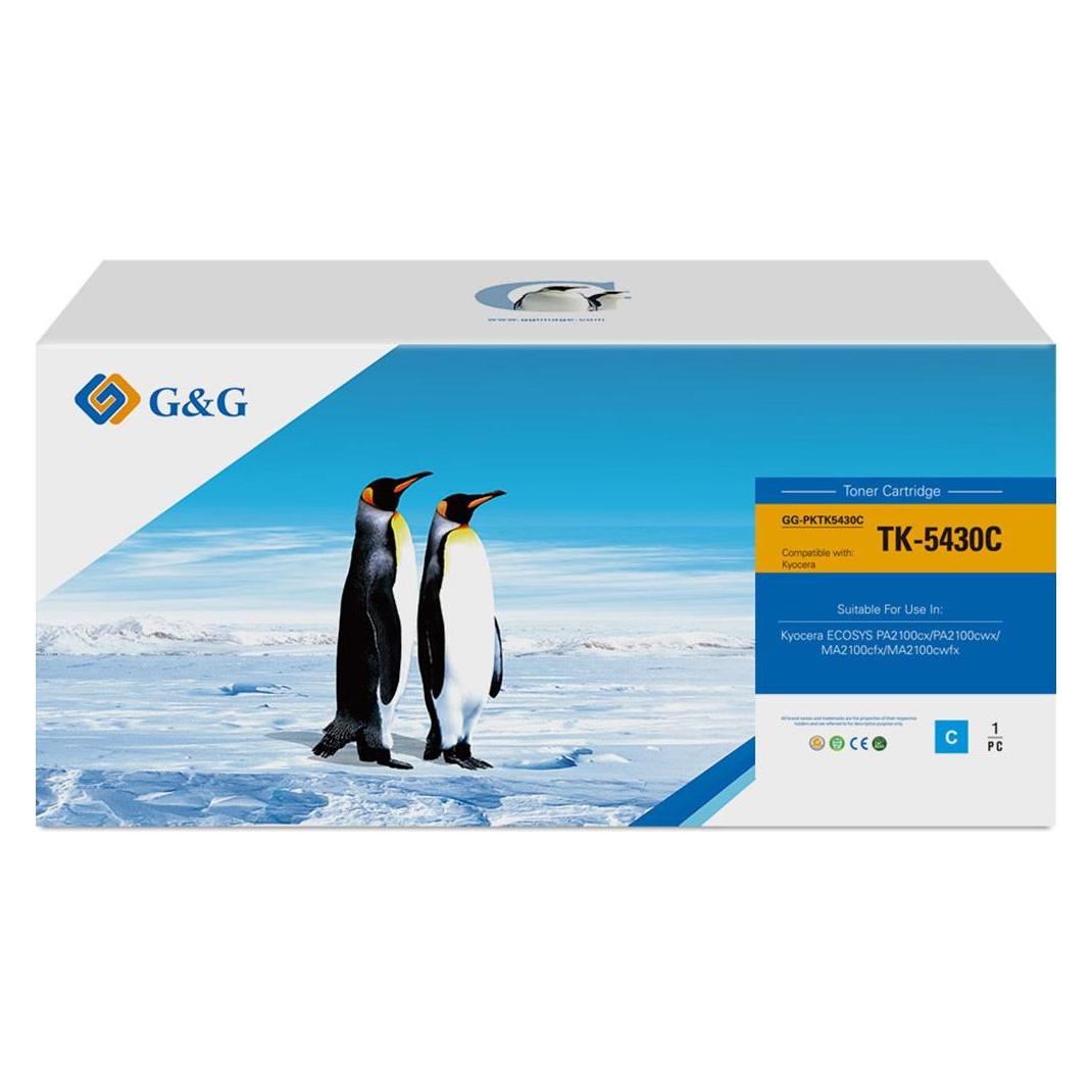 G&G Toner kompatibel mit Kyocera TK-5430C (20445)