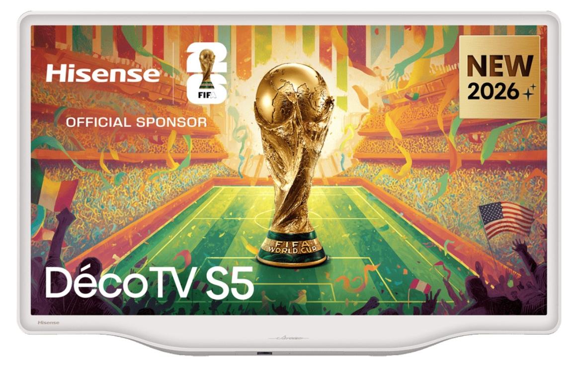 Hisense 43S5Q, 109,2 cm (43"), 3840 x 2160 Pixel, QLED, Smart-TV, WLAN, Silber, Weiß