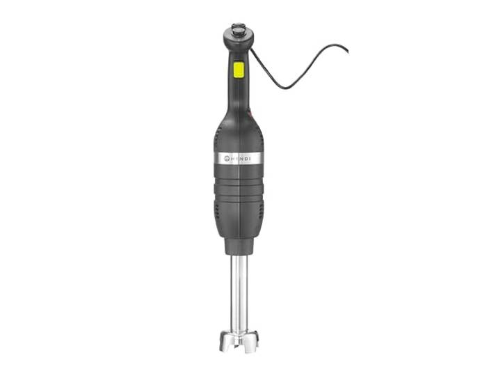 HENDI Stabmixer, Stablänge: 250mm, variable Geschwindigkeit: 4000 bis 16000 U/min, bis zu 20L, Abnehmbare Klinge, belüfteter Motor, 230V/350W, ø100x675mm, Edelstahl, Polyamide