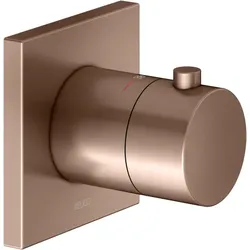 KEUCO IXMO Fertigmontageset 59553290002 Unterputz-Thermostat-Armatur, eckig, rotgold gebürstet