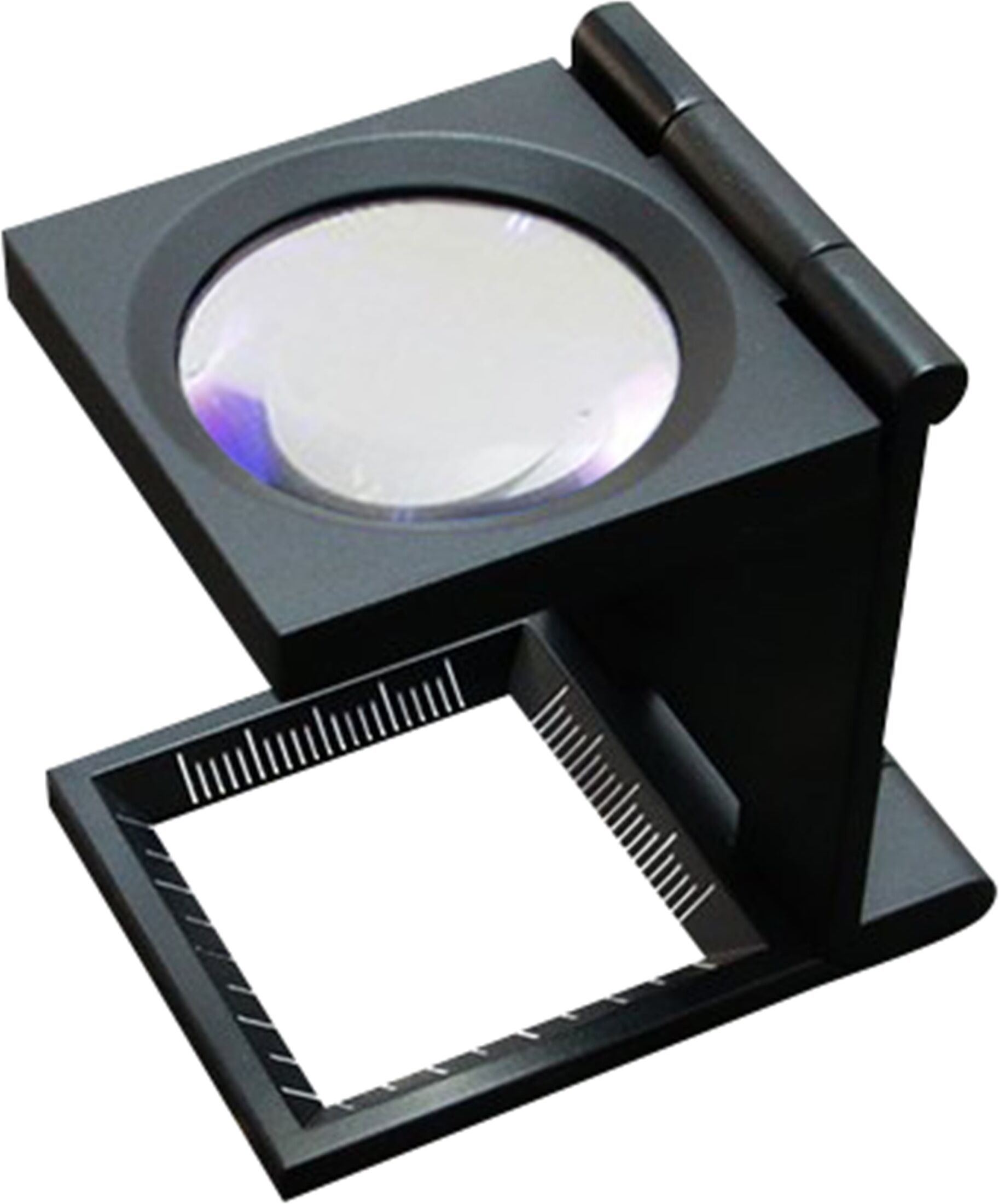 SPRINTIS Compte-fils en métal, grossissement x6, sans distorsion, noir