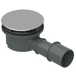 BetteCompact + Ablaufgarnitur, seitlich, Ablaufleistung 0,5 l/s, B568-901, Farbe: Chrom