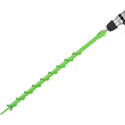 VEVOR Erdbohrer für Bohrmaschine, Ø 60x790 mm Gartenbohrer, kompatibel mit Bohrern mit 20 mm Innendurchmesser,Pfahlbohrer, Pfostenloch-Bohraufsätze für Gartenbagger und Zäune