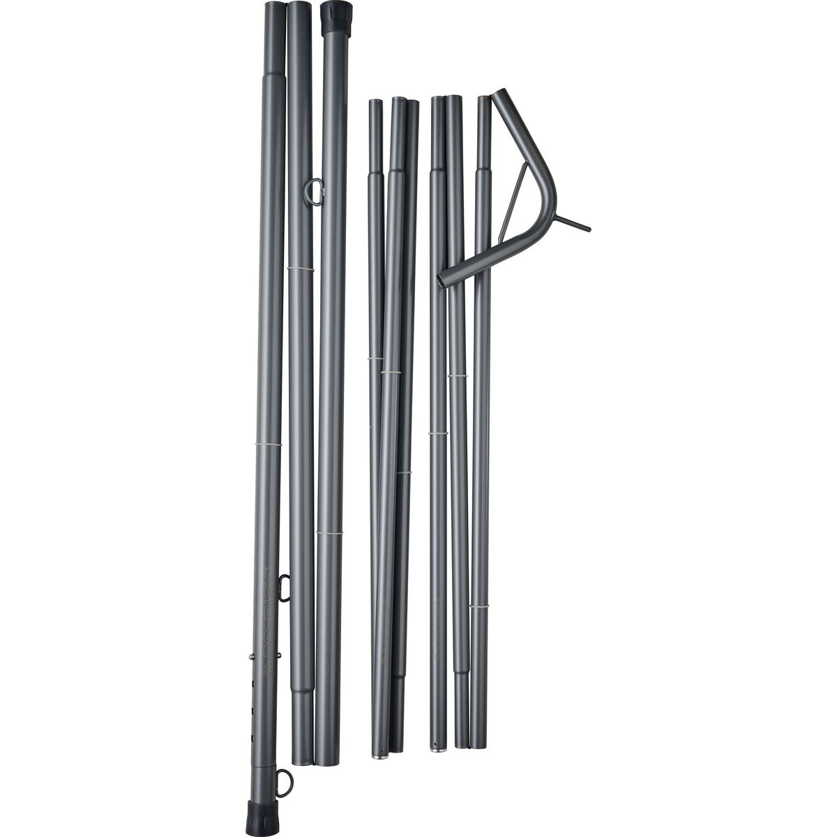 Nordisk Asgard 12.6 Spare Pole Set Steel gunmetal grey 10931245