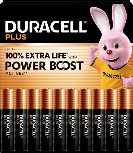 Duracell Plus Power Boost Micro (AAA)-Batterie Alkali-Mangan 1.5V 40St.