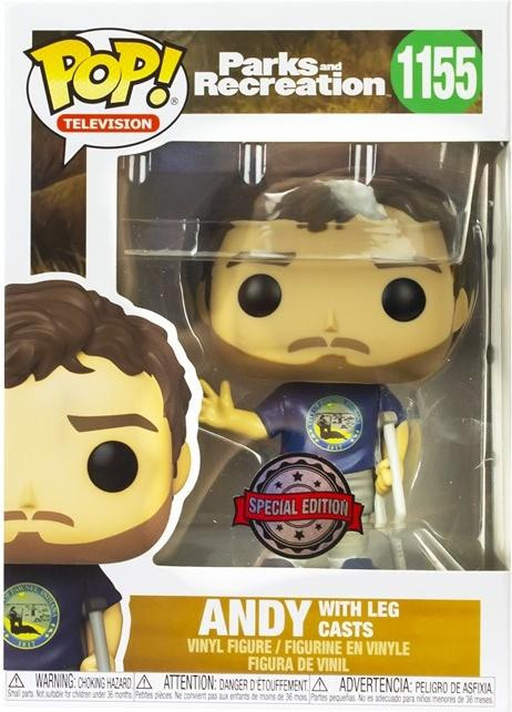 Funko POP! TV Parks & Recreation Andy nummer 1155 tweede editie
