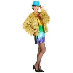 Paillettenkleid "New Years's Eve", schwarz/bunt