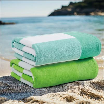 Oceanfront Resort Oversized Cabana Stripe 2 Pack Jacquard Beach Towel - 36x72