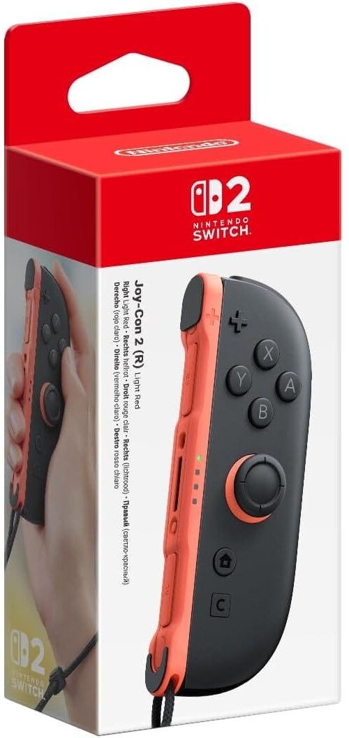 Nintendo Joy-Con 2 R, Light Red for Nintendo Switch 2