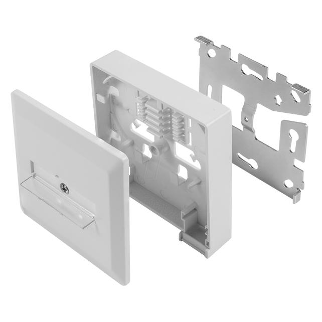TTL LWL Anschlussbox (HÜP) 2 Ports, unbestückt, FTTH (6303-FTTX-BOX-1)