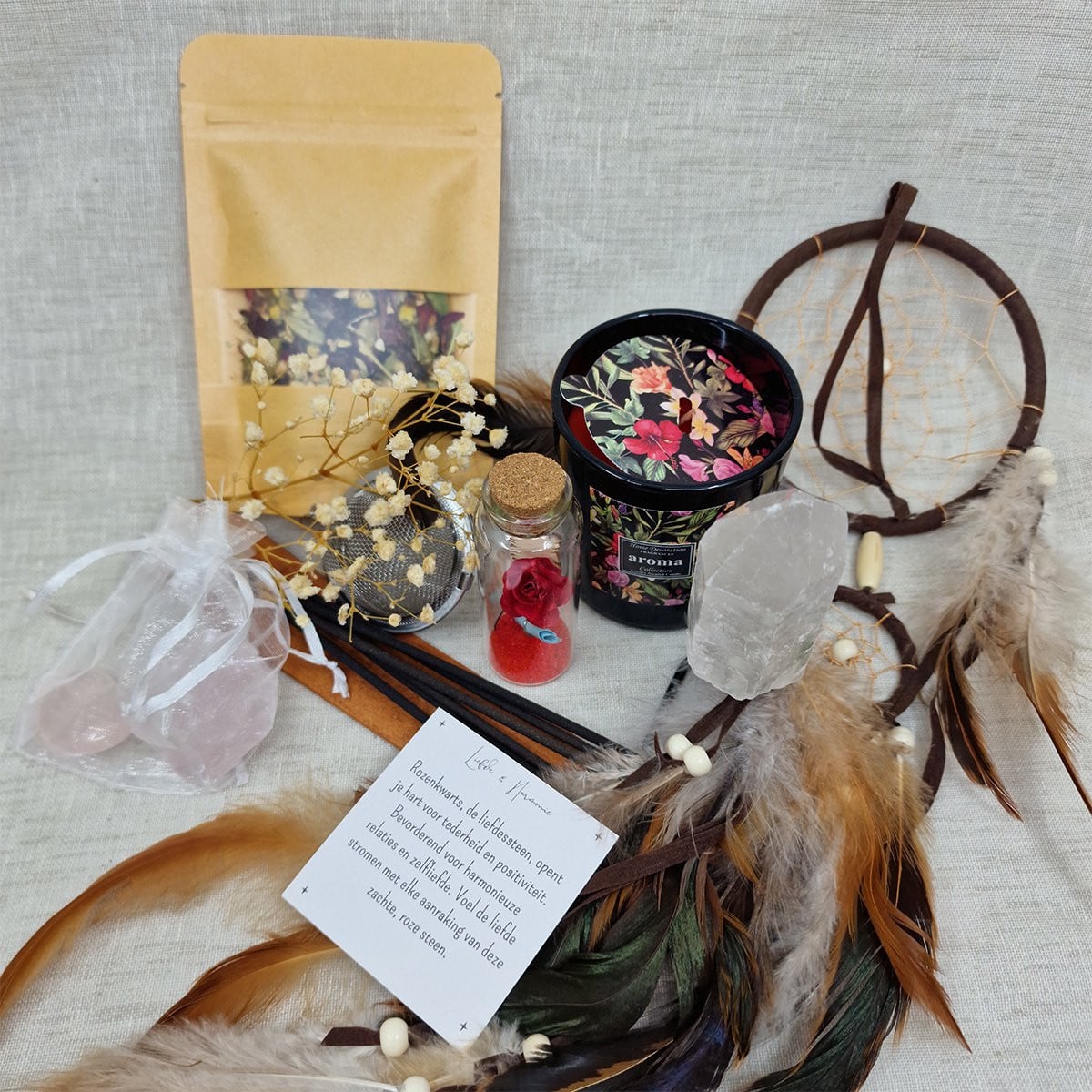 Moonlie Luxe Cadeauset Liefde en Harmonie met Edelstenen