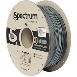 Spectrum Filament GreenyHT PLA anthrazit grey 1.0kg 1.75mm (PLA, 1000 g, 1.75 mm), Filament, Grau
