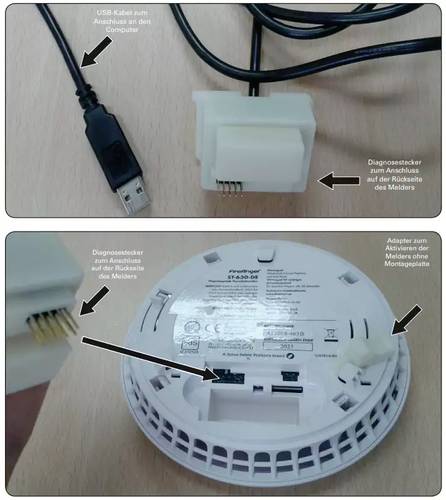 FireAngel Diagnose-Kabel/Software