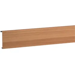 Hager SL200802D2 Sockelleistenkanal- Oberteil PVC 20x80mm Dekor Buche