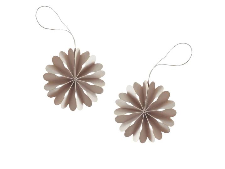 Cooee Design Décoration de Noël Paper Flowers Sand