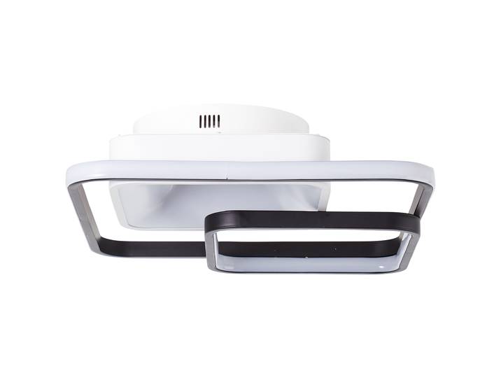 BRILLIANT Cava LED Plafonnier 40x40cm CCT blanc/noir G99384/75