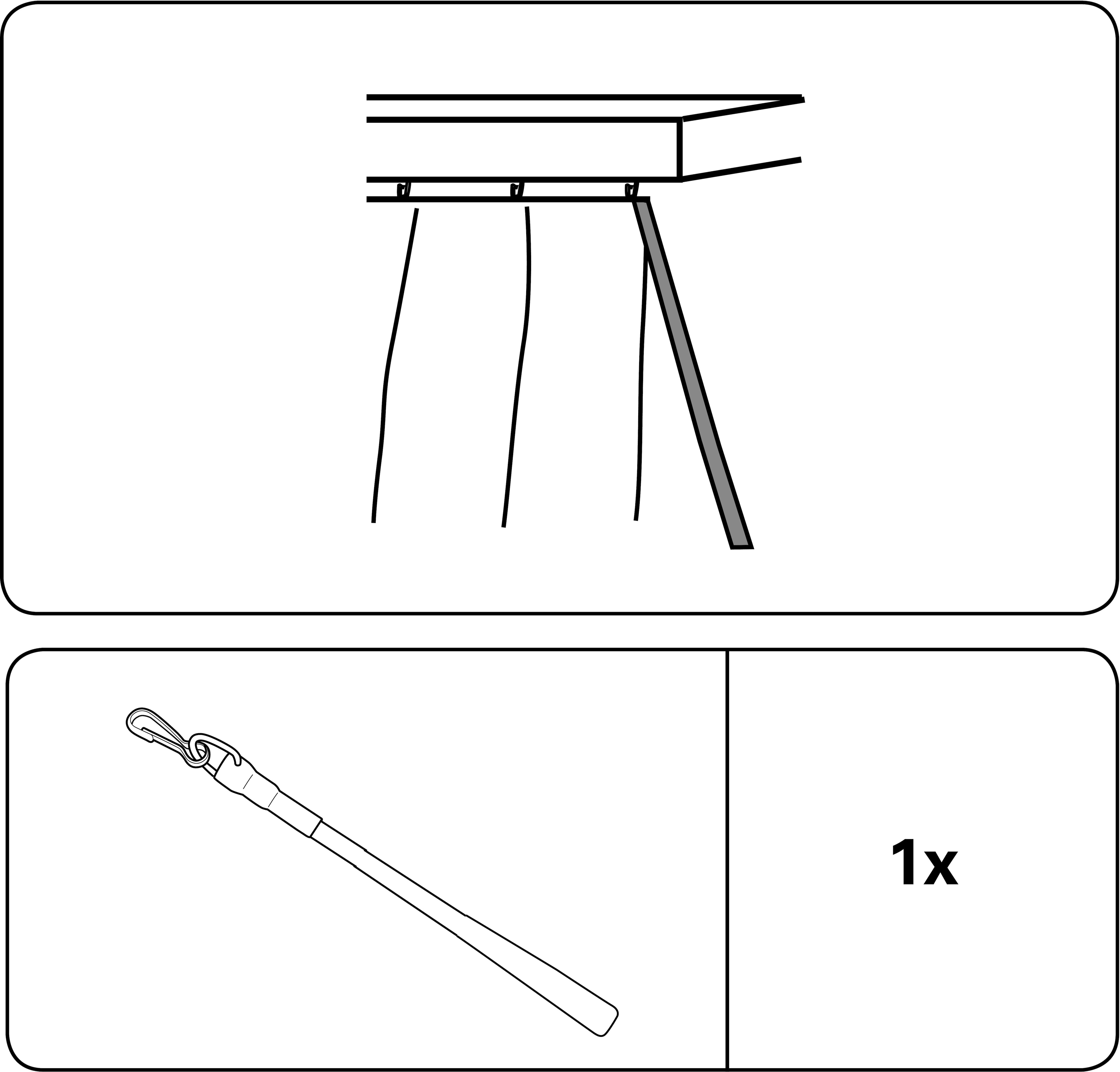 Schleuderstab GARDINIA Gr. 1, grau (aluminiumfarben), L:100cm, Schleuderstäbe, Schleuderstab, Serie Flächenvorhang-Technik Atlanta 3-läufig aluminiumfarben 100cm