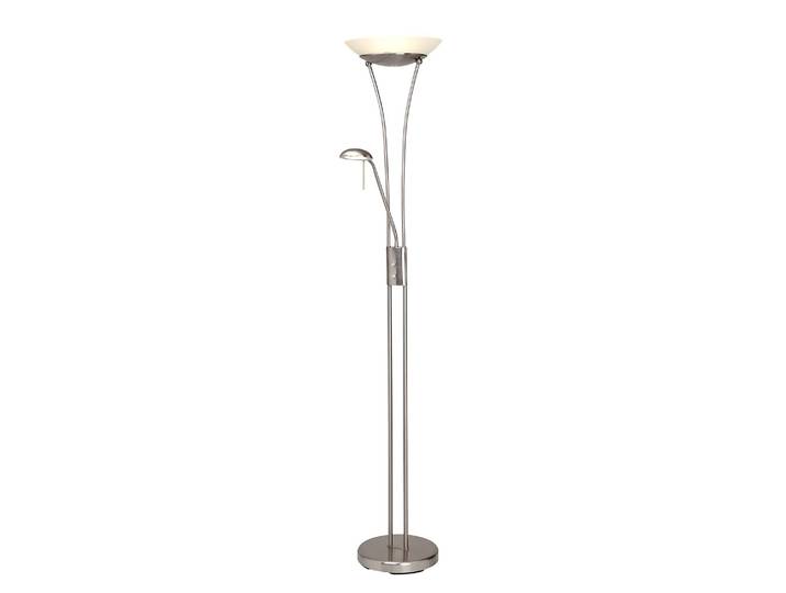 LED-Deckenfluter mit Lesearm Finn Ø 33cm Weiß/Silber Hauptmaterial: Metall Nicht austauschbare LEDs