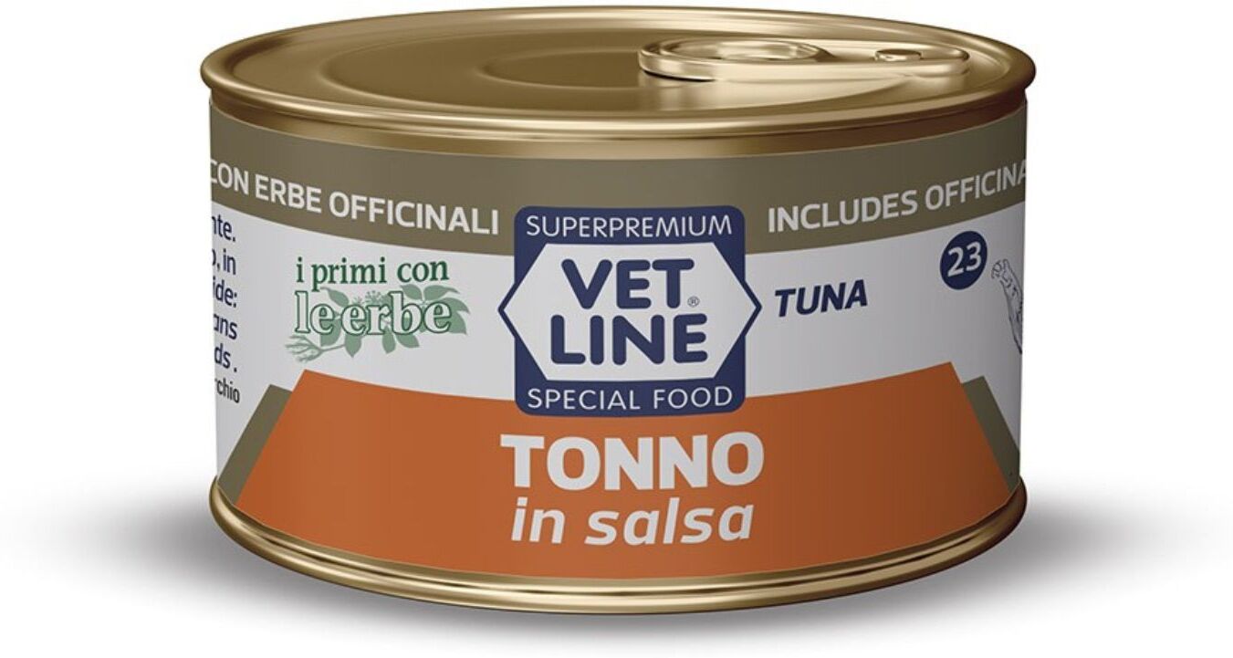 Vetline Vet Line Umido Tonno in Salsa per Gatti 70 g
