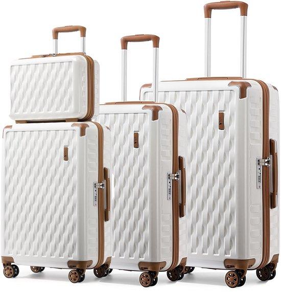 Koffer-Set mit harten Eckenschutz - 4 Stück