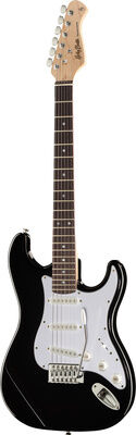 Harley Benton ST-20 BK Standard Series Noir haute brillance