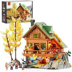 Lumibricks Berghütte im Wald