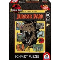 Jurassic Park: 30 Jahre Jurassic Park - Life Finds a Way, Puzzle 1000 Teile